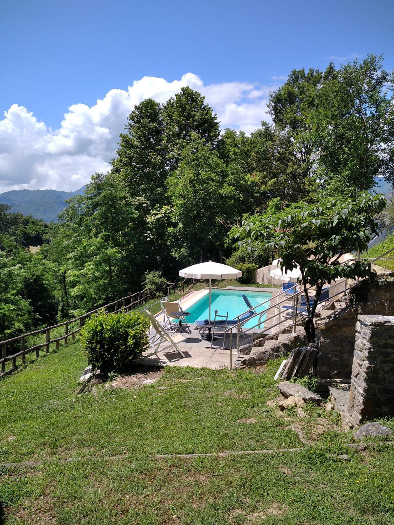 Villa Belvedere Pieve Fosciana Eksteriør billede