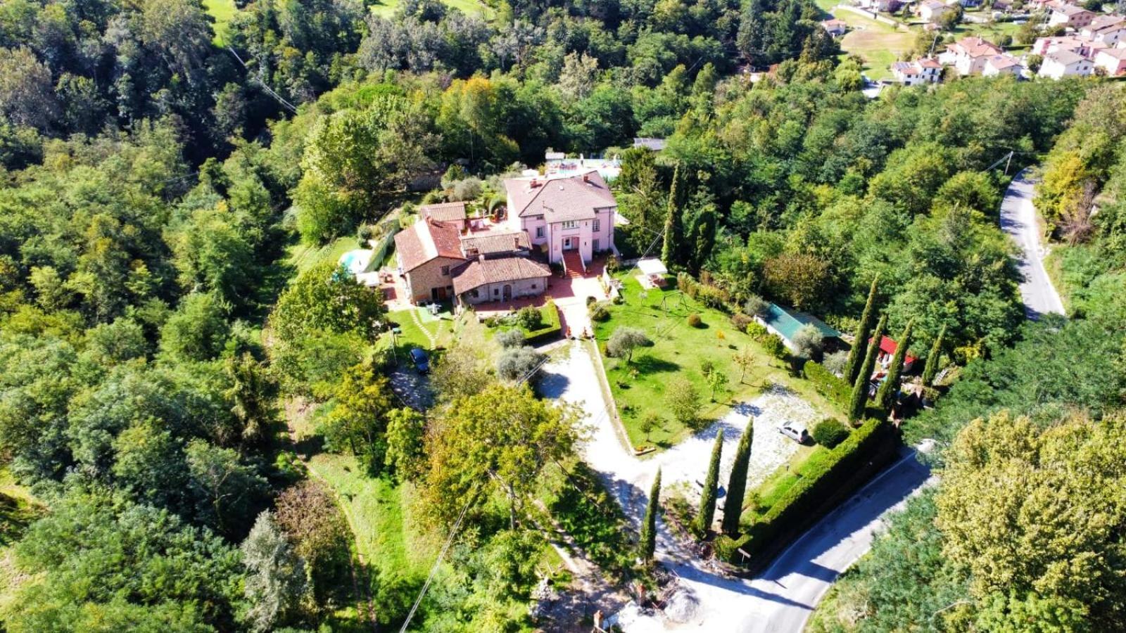 Villa Belvedere Pieve Fosciana Eksteriør billede